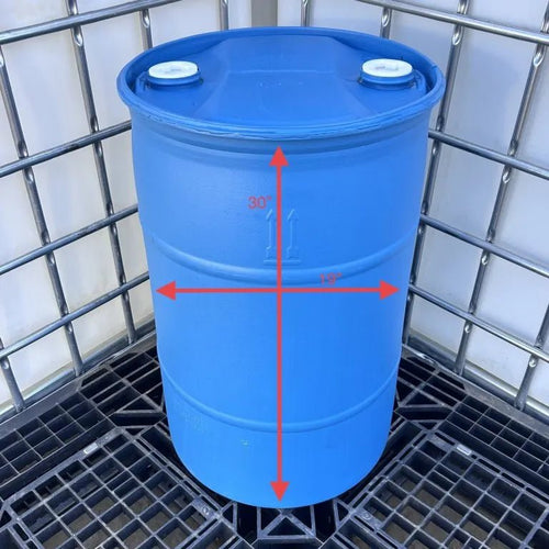 30 Gallon Closed Top Drum (Food Grade) - aquacontainers