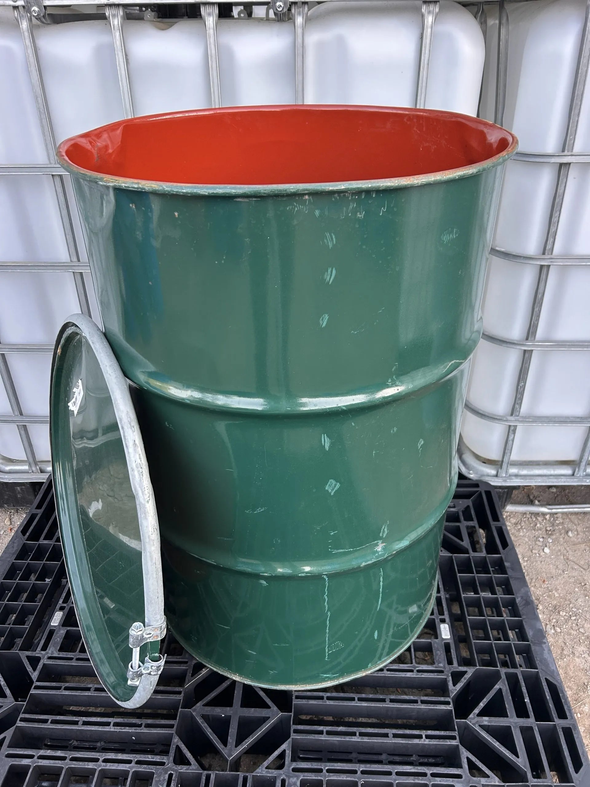 Metal 55 Gallon Food Grade (Removable top bolt ring) - Aqua Containers