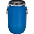 Plastic 15 Gallon Food Grade (Removable top snap ring barrel) - aquacontainers