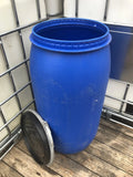 Plastic 35 Gallon Food Grade (Removable top snap ring barrel) - aquacontainers